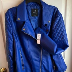 NY& C faux leather moto jacket, brand new, never worn